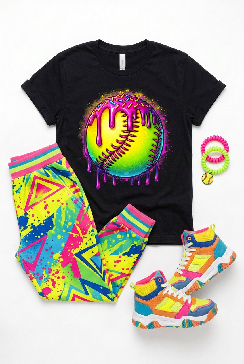 Neon softball